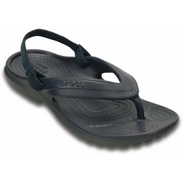 Crocs Klassiska Flip Sandaler Pojke Svarta | Sverige 1443DFMN